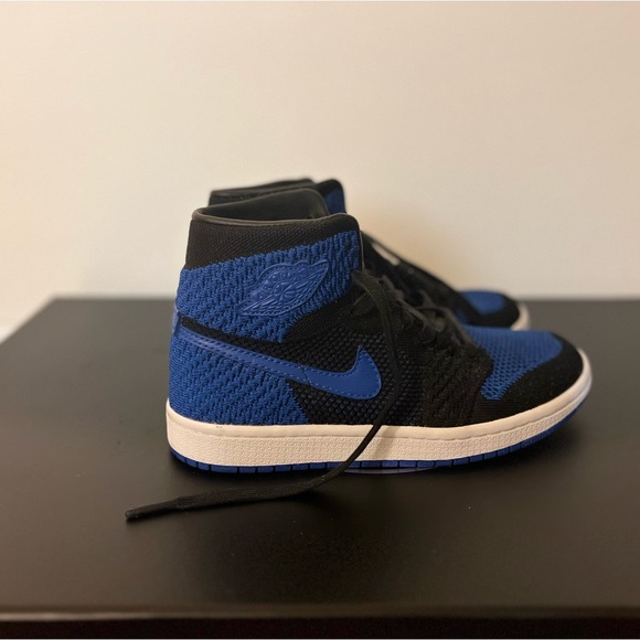 Air Force 1s blue and black women's size 5.5. - Picture 3 of 5